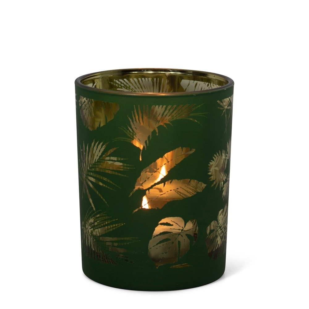 Miniurn met waxinelicht, uit Elan serie, met Marble Earth kleuren